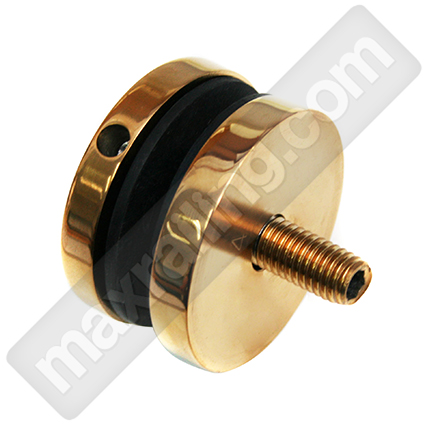 Styklodyrjach gold zlaten ogledalen Ф50mm. Златен огледален стъклодържач Ф50мм.